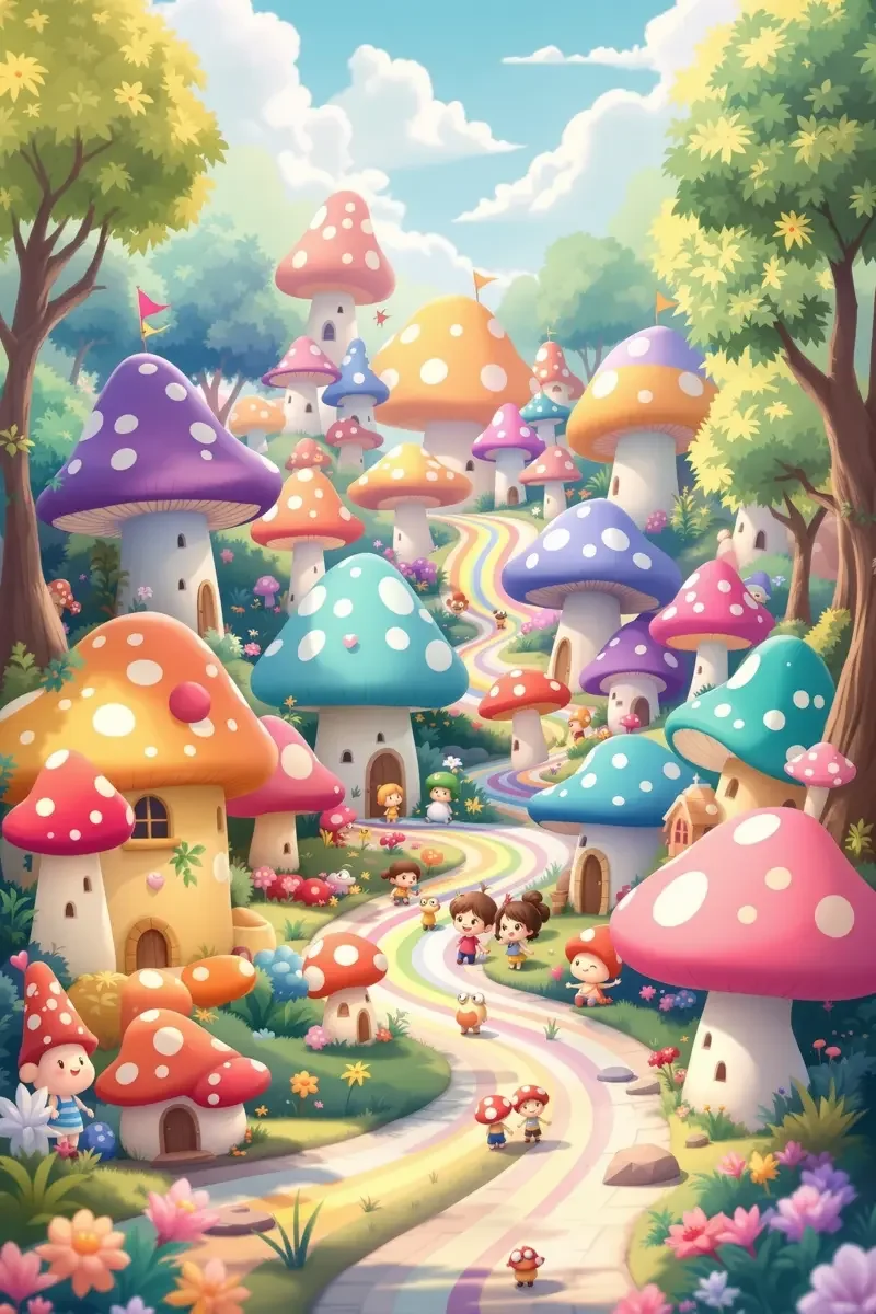 蘑菇小镇 - 酷酷影视少儿动画